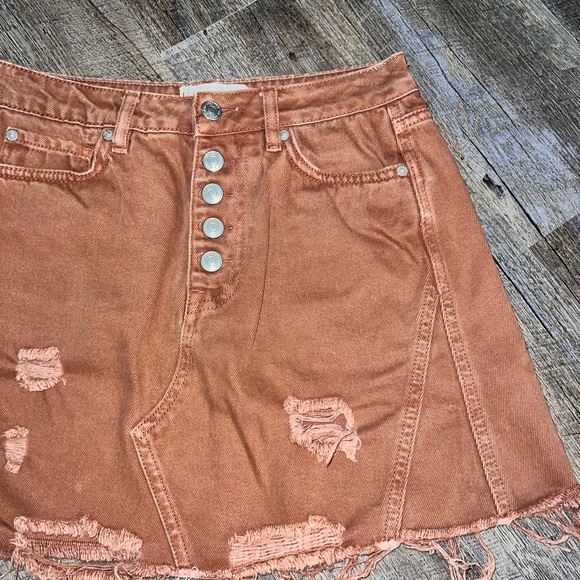 Free People Jean Skirt - Picture 6 of 6